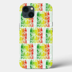 Aloha Hawaii Retro Summer Floral iPhone 13 Case