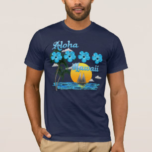 Aloha Hawaii Sailing Sunset T-Shirt