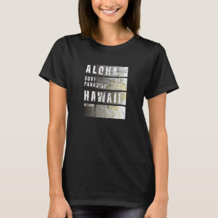 Aloha Hawaii Surf Paradise Island Retro Vintage Ha T-Shirt