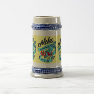Aloha Hawaii Surf Rider Thunder_Cove Beer Stein