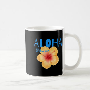 Aloha hawaii tropical flower beach summer vacation coffee mug