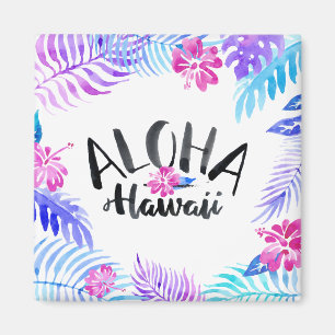 Aloha Hawaii Tropical   Magnet
