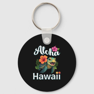 Aloha Hawaii Turtle Hawaiian Island Kids Toddler M Keychain