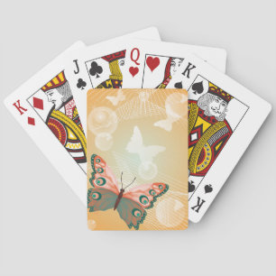 Aloha Hawaiian Butterfly Wedding Love Art Destiny Playing Cards