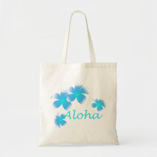 Aloha Hawaiian Fleur Tropical Aqua Sac fourre-tout