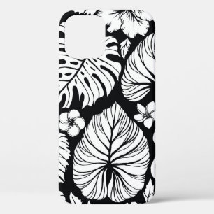 Aloha Hawaiian Shirt Seamless Background Pattern. iPhone 12 Case