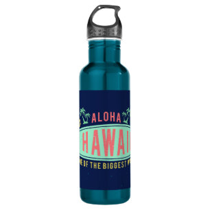 Aloha Hawaiian Surfer water bottles