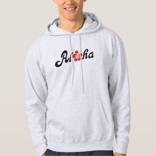 Aloha Hibiscus - flat Hawaii design + your ideas Hoodie