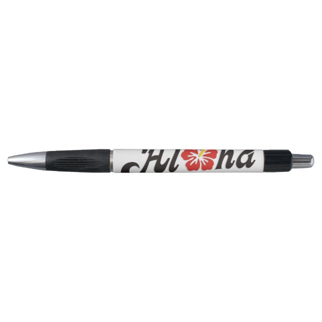 Aloha Hibiscus - flat Hawaii design + your ideas Pen (Front)