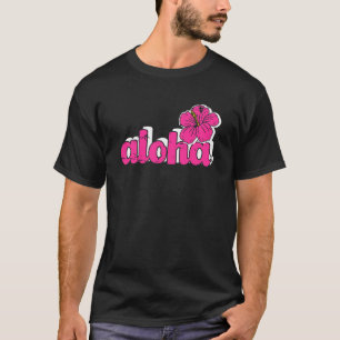 Aloha Hibiscus Hawaii Island Ocean Summer Travel B T-Shirt