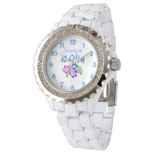 Aloha Hibiscus Logo Watch