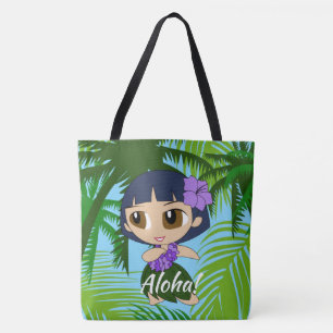 Aloha Honeys Hawaiian Hula Girl Beach sac