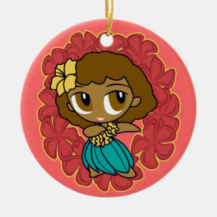 Aloha Honeys Hula Girl Ornements