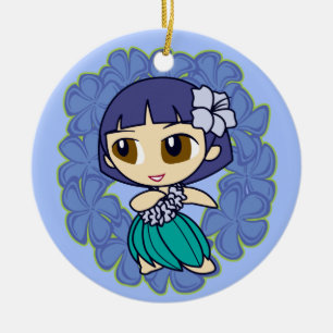 Aloha Honeys Hula Girl Ornements