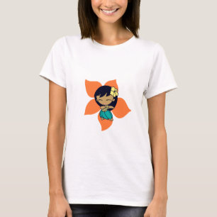 "Aloha Honeys" Ladies tee in Yellow