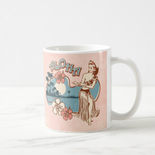 Aloha Hula Girl Mug