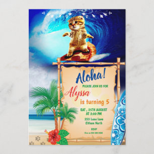 Aloha ! Invitation de surf de chat