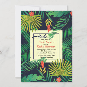 Aloha Invitation Fête des mariées tropicale