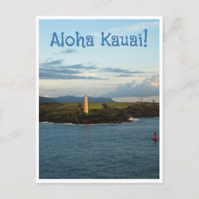Aloha Kauai! Postcard (Front)