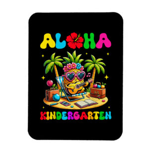 Aloha Kindergarten Pineapple Hawaii Back to School Magnet