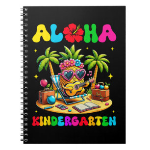 Aloha Kindergarten Pineapple Hawaii Back to School Notebook