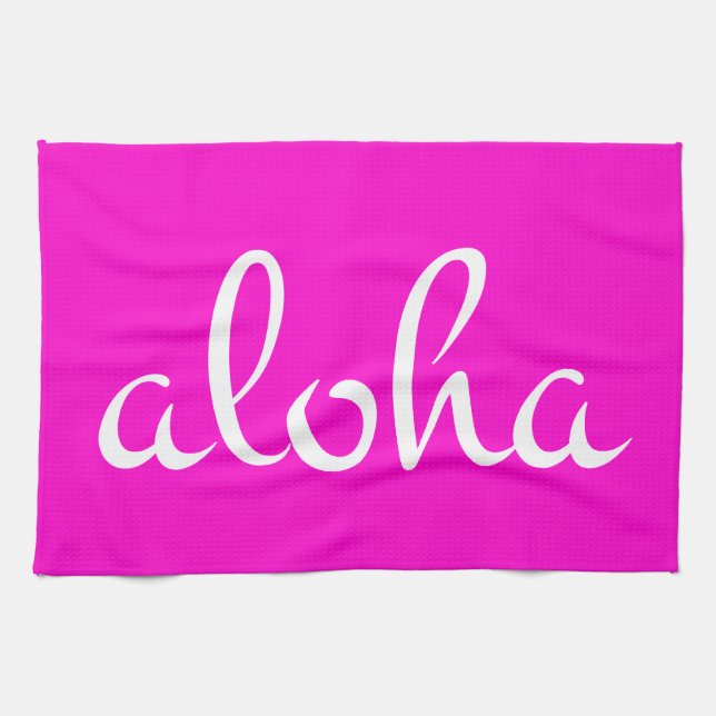 Aloha! Kitchen Towel (Horizontal)