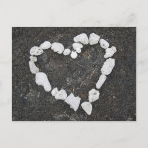 Aloha * Love * Coral Heart - Customizable! Postcard
