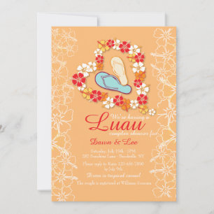 Aloha Love Luau Invitation de la douche nuptiale