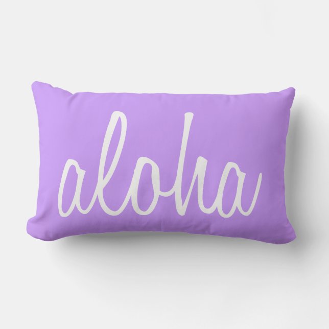 Aloha! Lumbar Pillow (Front)