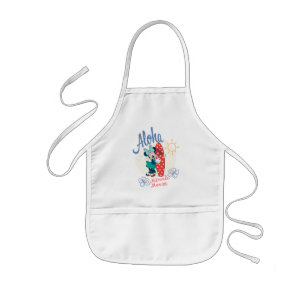 Aloha Minnie Mouse Surf Style Kids Apron