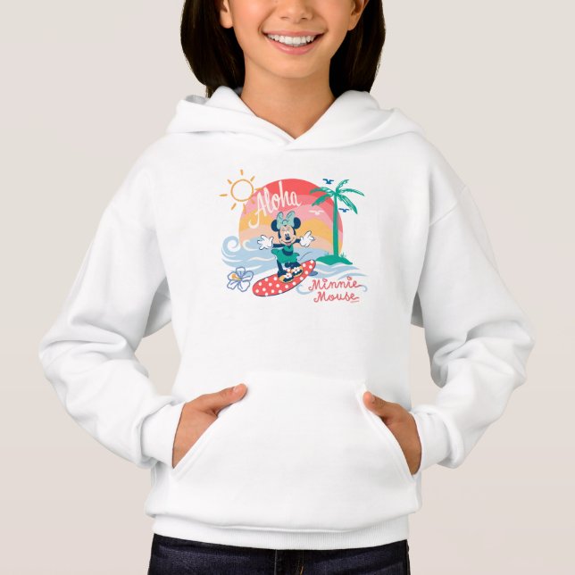 Aloha Minnie Mouse Tropical Surf (Front)