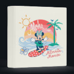 Aloha Minnie Mouse Tropical Surf Binder<br><div class="desc">Sunny, playful, and bursting with island charm, this vibrant artwork features Minnie Mouse surfing the waves under a warm tropical sunset. With palm trees, ocean splashes, and cheerful colors, the design captures carefree beach vibes and classic Disney fun. Perfect for customizable Zazzle products like apparel, tote bags, and gifts, this...</div>