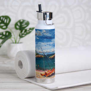 Aloha Morning painting Water Bottle