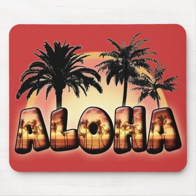 Aloha Mouse Pad (Front)