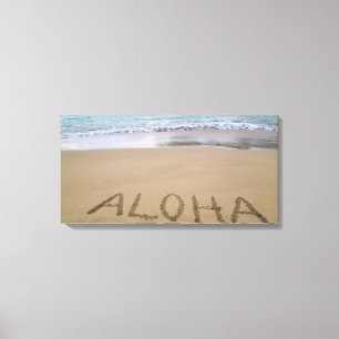 Aloha on the Beach Canvas Print