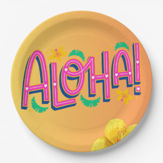 Aloha Paper plates