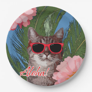 Aloha Paper Plates 9"