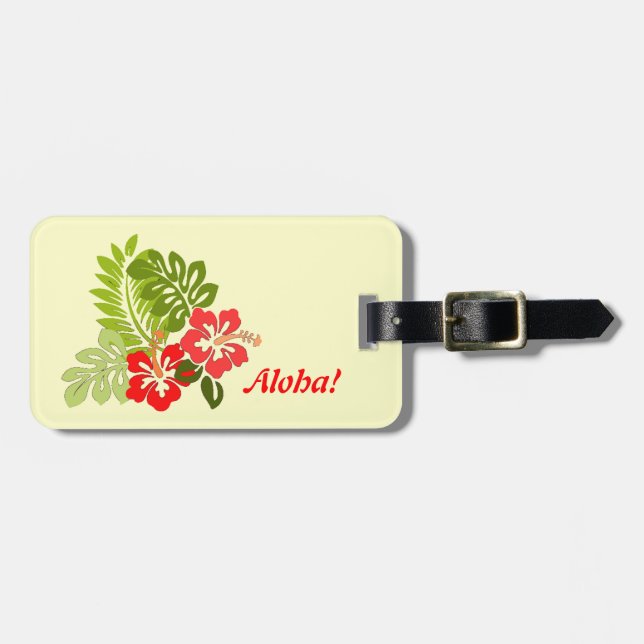 Aloha Personalized Tag (Front Horizontal)
