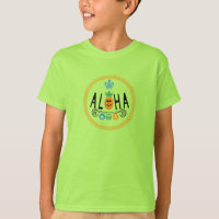 Aloha Pineapple Design - Kids' Basic T-Shirt