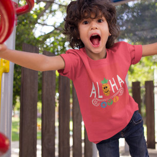 Aloha Pineapple Design - Kids' Hanes TAGLESS® T-S T-Shirt