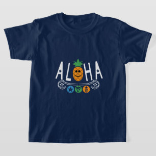 Aloha Pineapple Design - T-shirt de base pour enfa