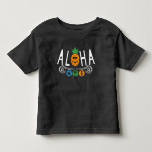 Aloha Pineapple Design - Toddler Fine Jersey T-Shi T-shirt