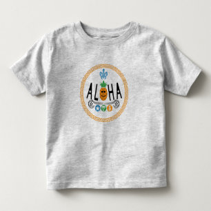 Aloha Pineapple Design - Toddler Fine Jersey T-Shi T-shirt