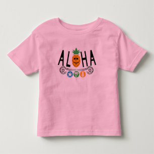 Aloha Pineapple Design - Toddler Fine Jersey T-Shi T-shirt