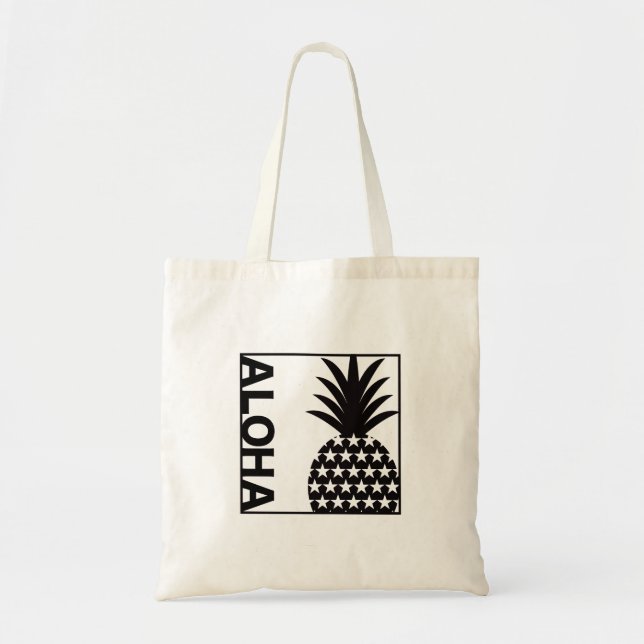 ALOHA PINEAPPLE HAWAII 089 TOTE BAG (Front)