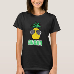 Aloha Pineapple Sunglasses Hawaiian Tiki T-Shirt