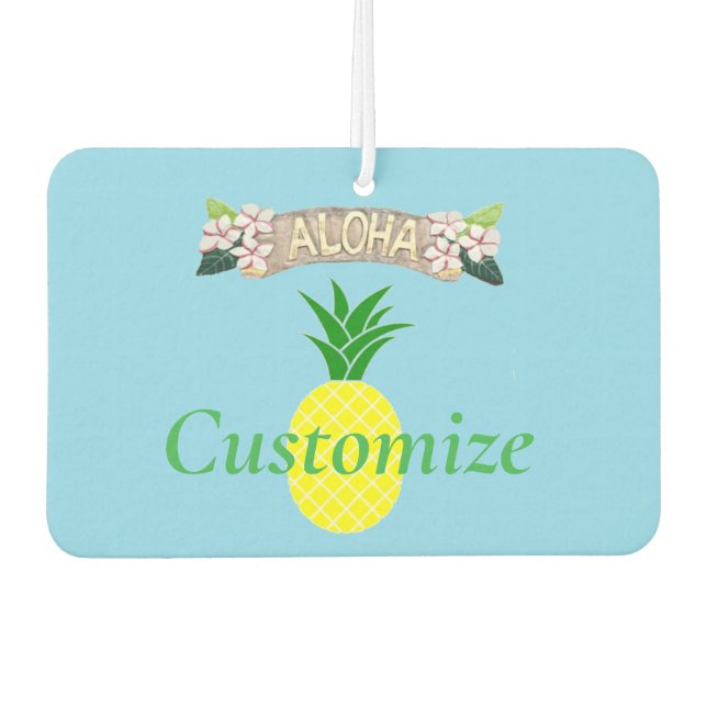 Aloha Pineapple Thunder_Cove Air Freshener (Front)