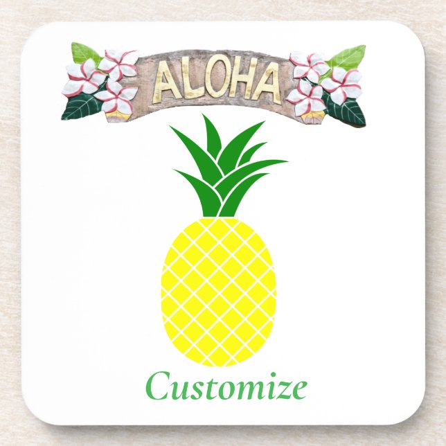 Aloha Pineapple Thunder_Cove Coaster (Front)