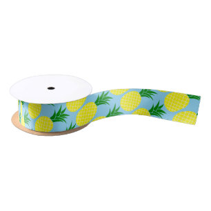 Aloha Pineapple Thunder_Cove Satin Ribbon