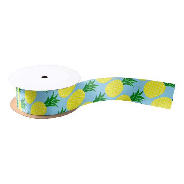 Aloha Pineapple Thunder_Cove Satin Ribbon (Spool)